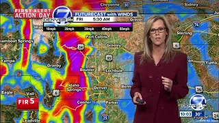 First Alert Action Day: High wind warnings throughout Colorado mountains through Friday morning