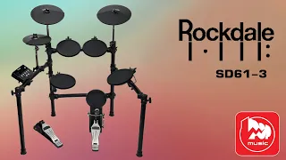 Электронная барабанная установка Rockdale Drums SD61-3