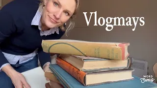 “Vlogmays” 🌿May Daily Vlogs🌿 Decorating with books 📚