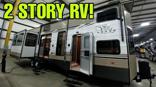 2 Story Travel Trailer RV! This thing is amazing! Salem Destination Trailer!