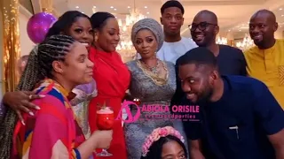 Pure Love ....Watch How Shade Okoya and Her Step Son's And Daughters Show Her Love..