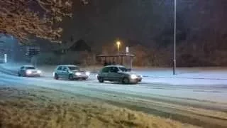 First snow in Sheffield on Boxing Day (26/12/14)