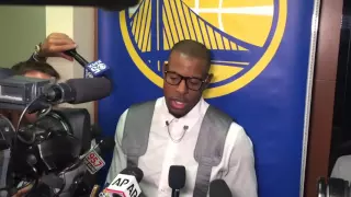 Iguodala on going 16-0 in playoffs: "it can get kinda outta whack...if you chase things like that"