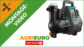Agrieuro Montagevideo Gartenpumpe GARDENA 5000/ 5E LCD mit Energiesparfunktion