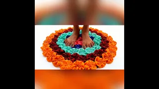 DIY Turn Old Cloth In To Floor mat |Door mat|Easy Door mat Design|Door mat banana sikhe|New design