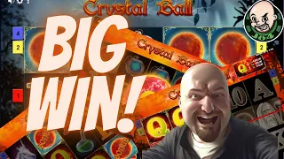 Couple Retriggers!! Really Big Win From Crystal Ball Slot!!