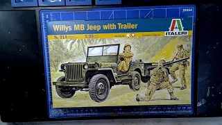 Unboxing the Italeri 1/35 Willys MB Jeep