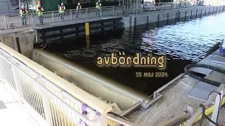 Slussen Slusskanalen avbördning