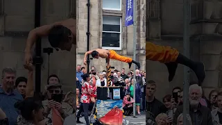 Street Preformer ACT GOES WRONG!! at edinburgh fringe festival
