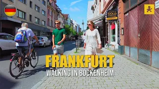 Walking around Frankfurt Bockenheim, Germany 🇩🇪 | August 2023 | 4K 60fps