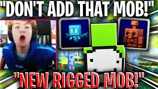 TommyInnit REACTS TO NEW RIGGED MINECRAFT MOB!