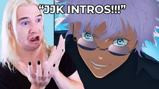 ALL JJK INTROS! | REACTION | ANIME INTROS | JUJUTSU KAISEN INTROS 1-3