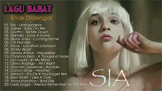 Lagu Barat Slow Enak Didengar [SPOTIFY PLAYLIST 2022] | Sia, Adele - Unstoppable, Easy On Me