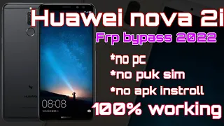 Huawei Nova 2i FRP Bypass | Huawei Nova 2i (RNE-L22) FRP | Google Account Bypass Huawei nova 2i