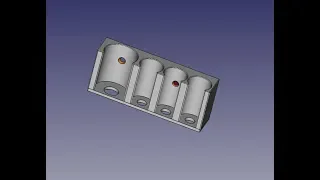 FreeCad Соединить и скруглить