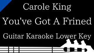 【Guitar Karaoke Instrumental】You've Got A Friend / Carole King【Lower Key】