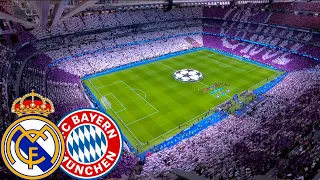 👀THE ‘Hala Madrid y Nada Mas’ Anthem❤️‍🔥UCL Real Madrid v Bayern Munich Estadio Santiago Bernabéu 4K