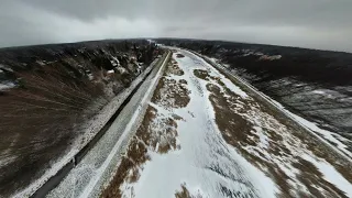 Zima okiem drona