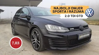 VW GOLF 7 GTD TEST - Najbolji omjer SPORTA i RAZUMA :)