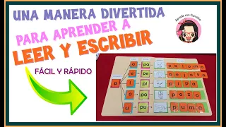 MATERIAL DIDÁCTICO PARA LECTOESCRITURA/ COMO ENSEÑAR A LEER Y ESCRIBIR RÁPIDO Y FÁCIL