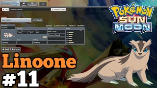 Pokemon Sun & Moon Pokebank RU Team Building #11 Linoone