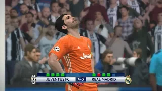 Juventus vs Real Madrid Uefa Champions League Final - PES 2017 Penalty Shootout