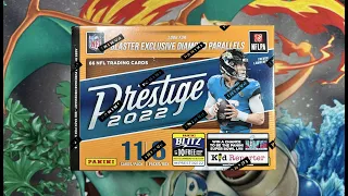 NFL Panini Prestige 2022 Blaster Rookie SP Hit!