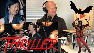 Dirty Loops & Cory Wong - THRILLER | Drum Teacher Reacts