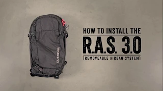How to install the Mammut R.A.S. 3.0 Airbag to your Dakine backpack