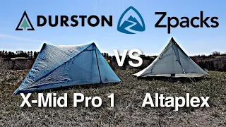 Durston X-Mid Pro 1 VS Zpacks Altaplex: Which is Better for Tall Backpackers?