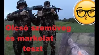 AK-47 Markolat, Szemüveg Teszt 🤓 || Airsoft projekt #2 w/Bence