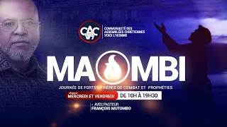 MAOMBI AVEC LE PASTEUR FRANÇOIS MUTOMBO VH/VENDREDI 26 AVRIL 2024