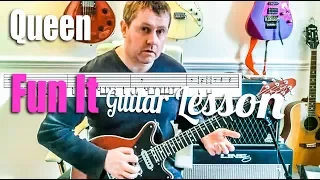 Queen - Fun It - Guitar Tutorial (Guitar Tab)