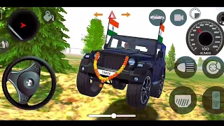 Dollar (Song) Modified Mahindra Black Thar😈|| Indian Cars Simulator 3D || Android Gameplay