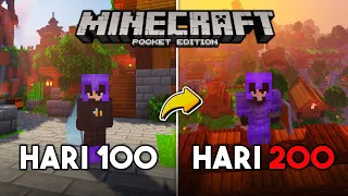 Aku Mencoba Bertahan Hidup Selama 200 Hari di Minecraft