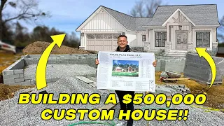 Building A $500,000 Custom House!! Start To Finish