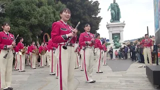 早稲田摂陵高等学校ウィンドバンド　🇫🇷フランス遠征2023　waseda setsuryo highschool windband  CARNAVAL DE NICE 2023　アルルの女第二組曲より