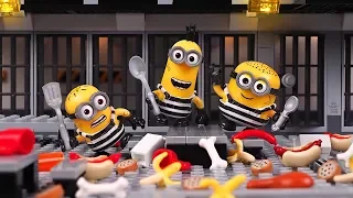 Minions in Prison - Mischiefs in the Canteen • Despicable Me Stop Motion