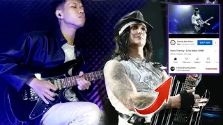 I tried to imitate Synyster Gates guitar solo Seize The Day Live Debut 2006