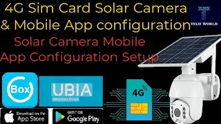 4G Solar PTZ  Security Camera Unboxing, Review & Mobile App Configuration #youtube