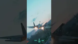 Jet hits Helicopter before it can shoots its flares!