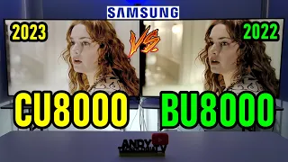 Samsung CU8000 vs BU8000: Smart TVs 4K Crystal / ¿Cuál te conviene más?