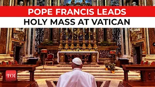 Good Friday in Vatican City: Pope Francis leads Holy Mass #popefrancis #goodfriday