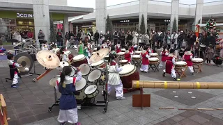 大和保育園和太鼓演奏テーマ曲「月の光」令和元年IPS ビレッジ