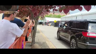 Paul McCartney arrives at Camden Yards, Baltimore 6-12-22. Got Back tour