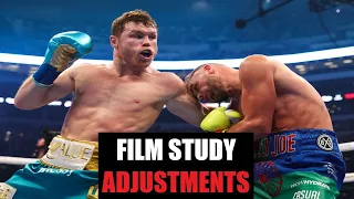 Canelo Alvarez vs Billy Joe Saunders - Film Study: ADJUSTMENTS