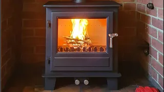 Clock Blithfield 5 - 5kw Wood Burning and Multi Fuel Stove - UK manufacture - Natural Heating Review