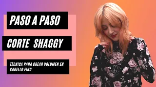 Paso a paso corte SHAGGY para cabello fino