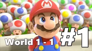 Mario + Rabbids Kingdom Battle Walkthrough Part 1 World 1 - 1 Unlikely Heroes | No Commentary 1080p