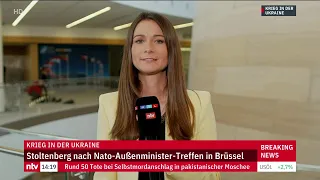 Ukraine LIVE: Generalsekretär Stoltenberg äußert sich nach dem Treffen der NATO-Außenminister